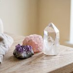 Clear Quartz, rose quartz, amethyst