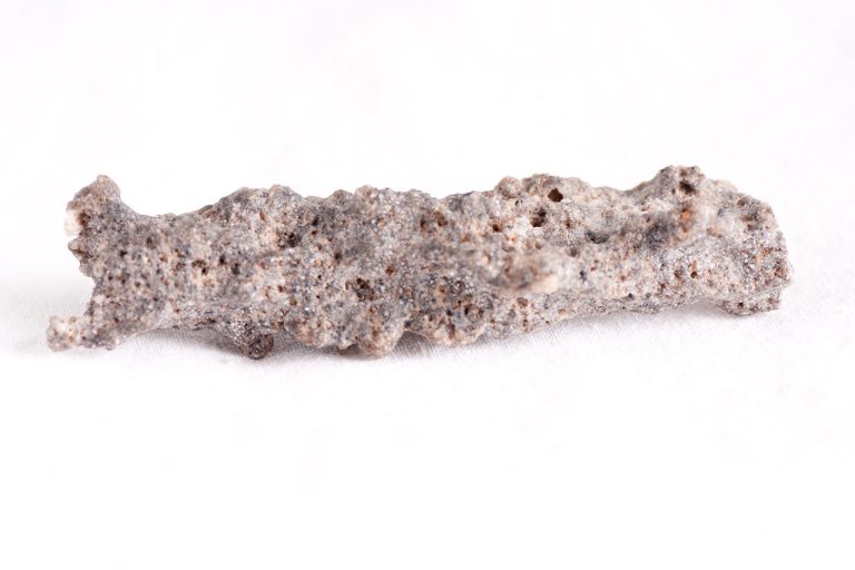 Raw Fulgurite Showing Natural Hollow Fused Sand Formation Created By Lightning