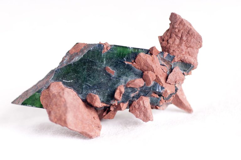Raw vivianite crystal